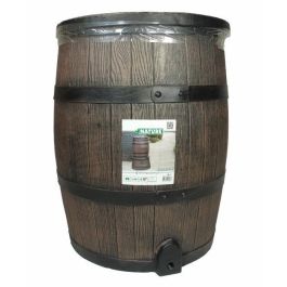 Colector de agua en forma de barril - NATURE - En PE rotomoldeado - 120 litros - Incluye accesorios Colector de agua en forma de barril - NATURE - En PE rotomoldeado - 120 litros - Incluye accesorios