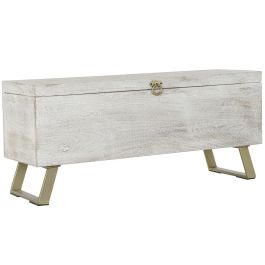 Baul Moderno DKD Home Decor Blanco Dorado 40 x 52 x 116 cm Precio: 221.49999971. SKU: S3023677