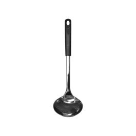 Quttin Cucharón Laos de Acero Inoxidable (SS) 30 cm - Utensilio de Cocina Robusto y Elegante para Servir Alimentos (12 Unidades)