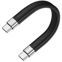 Equip 128410 Cable USB 4 Gen.3 a USB-C Macho/Macho 0.13m 80Gbps Negro, 240W Power Delivery, Plano