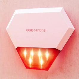 SCS Sentinel Sirena exterior cableada adicional KitAlarm SCS3701085205768 - Alcance 80m - Alerta sonora y luminosa