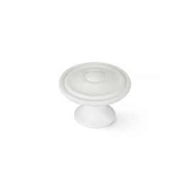 Blister con 4 pomos redondos para mueble fabricado en zamak acabado blanco poro mod.3110 ø35mm rei Precio: 7.95000008. SKU: S7912557