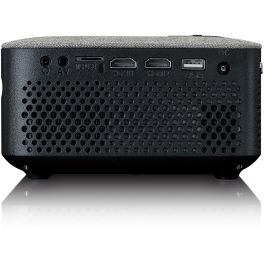 Lenco LPJ-700BKGY Proyector LED Full HD 1080p Cine en Casa 4000 lúmenes, pantalla 30-100 pulgadas