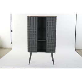 DKD Home Decor Estanteria Metal Industrial Loft Gris Natural 39 x 133 x 79 cm