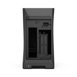 Fractal Design ERA ITX Caja PC m-ITX Charcoal, 2 ventiladores de 120 mm, USB3.1 Tipo C, tarjeta elevadora PCIe 4.0