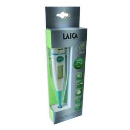 Laica TH3601W Termómetro Digital Corporal Sonda Flexible Oral Axilar Rectal LCD, Memoria y Bolsita Protectora Laica TH3601W Termómetro Digital Corporal Sonda Flexible Oral Axilar Rectal LCD, Memoria y Bolsita Protectora