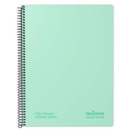 Bloc Navigator Tapa Extra A4 80H Cuadric.4X4 80G Pastel Mint 5 unidades Precio: 23.50000048. SKU: B1JHK5CN3S