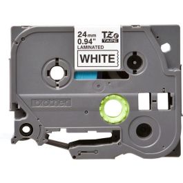 Brother TZe-251 Cinta de Etiquetado Negro sobre Blanco, 24mm de ancho