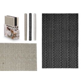Salvamantel Kinvara 30x45 cm Zig Zag - Surtidos Neutros (Blanco, Gris, Negro) (48 Unidades)