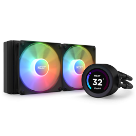 NZXT Kraken Elite 240 RGB Procesador Sistema de refrigeración líquida todo en uno 12 cm Negro 1 pieza(s)