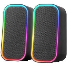 Mars Gaming Altavoces MS-OM 20W Bluetooth 5.3 RGB Control de Sonido Envolvente AUX-IN