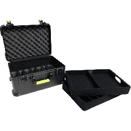 SBG Estuche de Transporte para 7 Micrófonos HF y Accesorios, Cierre TSA para Viaje