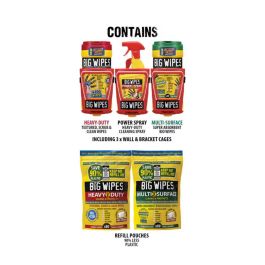Big Wipes Kit limpieza van system - Incluye toallitas hd100, ms80, recambios y accesorios Big Wipes Kit limpieza van system - Incluye toallitas hd100, ms80, recambios y accesorios