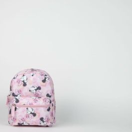 Mochila Escolar Minnie Mouse Rosa 22 x 27 x 9 cm