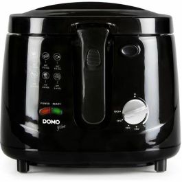 Domo DO461FR Freidora Eléctrica Classic 2.5L, 1800W, Cool Touch, Termostato Ajustable, Tazón Antiadherente, Negro