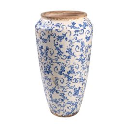 Florero Romimex Azul Blanco Porcelana 21 x 37 x 21 cm Con asas Precio: 78.49999993. SKU: B1G8D2PN5H