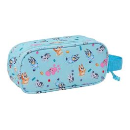 Safta Estuche Portatodo Escolar Doble Bluey 3D con 2 Cremalleras 80x210x60 mm