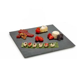 Kinvara Pizarra Cuadrada Negra para Servir Aperitivos 30x30 cm (12 Unidades) Precio: 4773.49999962. SKU: S3601683
