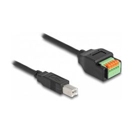 DeLOCK Cable Adaptador USB 2.0 Tipo B Macho a Bloque de Terminales 5 Pines, 15 cm, Negro y Verde Precio: 37.50000056. SKU: B1JS9HP4FS
