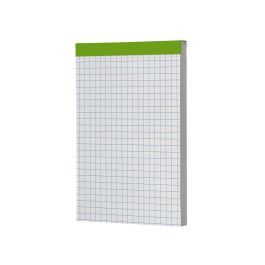 Bloc Notas Liderpapel Cuadro 4 mm A7 80 Hojas 60 gr-M2 Perforado Sin Tapa 10 unidades