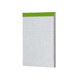 Bloc Notas Liderpapel Cuadro 4 mm A5 80 Hojas 60 gr-M2 Perforado Sin Tapa 6 unidades