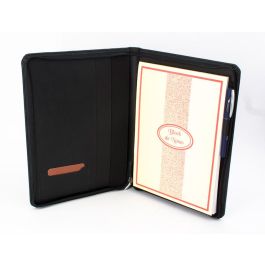 Carpeta Portafolios Q-Connect Artesania A4 Similpiel Negro Cremallera Y Dptos. 332x262X30 mm Fabricada En Ubrique Precio: 54.79000032. SKU: B158294F4F