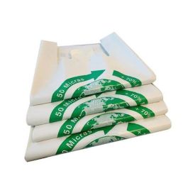 Bolsa de camiseta 30x40 50 micras 70% reciclado -paquete 100u- Precio: 5.94999955. SKU: B1APPZFQJ3