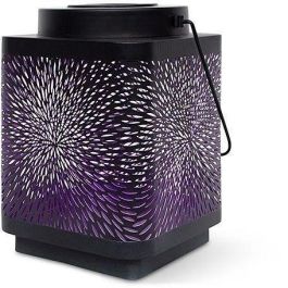 Linterna solar - GARDEN ID Attract - Morado 11 x 11 h15 cm - Autonomía de 6 a 8 horas - Móvil - Botón de encendido/apagado. Precio: 33.68999975. SKU: B1F5RE2EA4