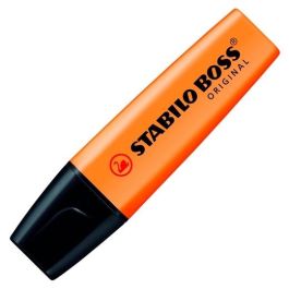 Stabilo boss marcador fluorescente naranja