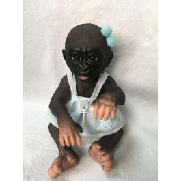 Muñeco gorila bebé con chupete y vestido 29 cm - modelos surtidos