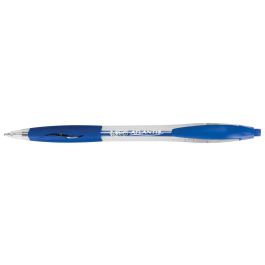 Boligrafo Bic Atlantis Azul Retractil Tinta Aceite Punta De 1 mm 12 unidades