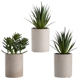 Planta artificial decorativa 7.5x7.5x18cm day