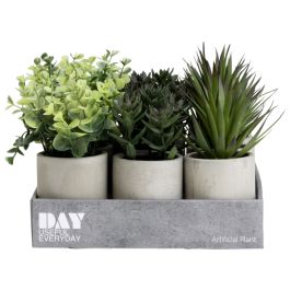 Planta artificial decorativa 7.5x7.5x18cm day