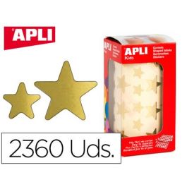 Apli Gomets Estrella 12,5 mm Y 19,5 mm Rollo Oro Precio: 6.6550006655. SKU: B19RK9M9JX