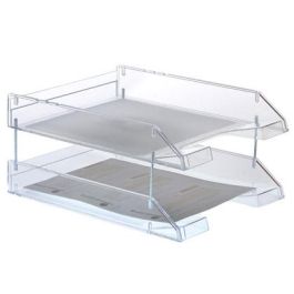 Archivo 2000 Bandeja Apilable Fondo Liso Opcional Uso De Varillas Elevadoras Formato Din A4 Y Folio 340x260X60 Cristal Transparente Varillas Elevadoras No Incluidas Precio: 3.50000002. SKU: BIX715CSTP