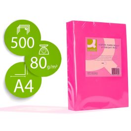 Papel Color Q-Connect Din A4 80 gr Rosa Intenso Paquete De 500 Hojas Precio: 15.1250007139. SKU: B1ESLA85AR