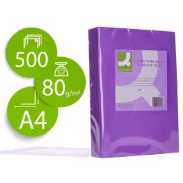 Papel Color Q-Connect Din A4 80 gr Lila Intenso Paquete De 500 Hojas Precio: 15.1250007139. SKU: B16765BSNT