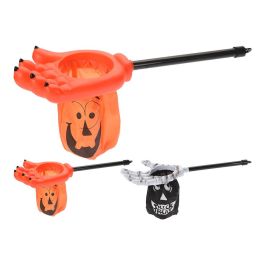 Trick Or Treat Garra con bolsa recoge caramelos Halloween, modelos esqueleto o garra naranja, 55 cm Precio: 5.50000055. SKU: B17XNLTJ3X