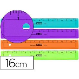 Regla M+R 16 cm Plastico Graduada Y Biselada Colores Surtidos 20 unidades Precio: 8.79000023. SKU: B1G3KW83ZX