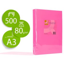 Papel Color Q-Connect Din A3 80 gr Rosa Intenso Paquete De 500 Hojas Precio: 29.6450001694. SKU: B1854VY4D7