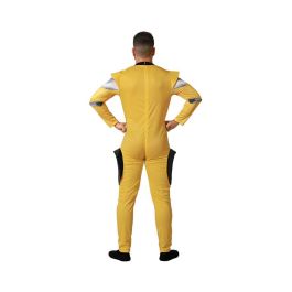 Disfraz Robot Coche Amarillo Hombre Adulto