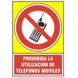 DUVER 542 Señal Plástico Prohibida la Utilización de Teléfonos Móviles 295x210 mm Precio: 6.50000021. SKU: B1GK6WSS7W