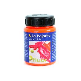 Pintura Acrilica La Pajarita F-02 Naranja Fluorescente 75 mL 6 unidades