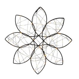 Figura flor 100 leds con malla para exterior ø38cm. 496506
