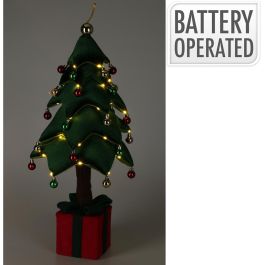 Arbol de navidad con led, blanco cálido, a pilas, 70 cm. Precio: 30.9899997. SKU: B1G5D97S5H