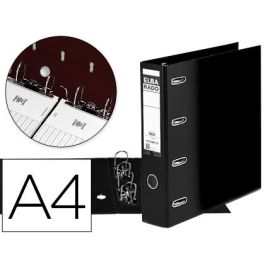 Elba Archivador Palanca Doble Rado 75 mm A4 Cartón Plastificado Pvc Negro Precio: 20.073900290399997. SKU: B1GQT4THZ7