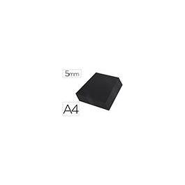 Carton Pluma Liderpapel Negro Doble Cara Din A4 Espesor 5 mm 10 unidades