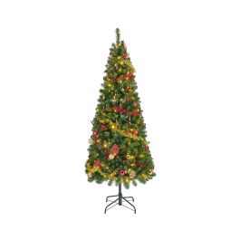 Arbol de navidad tipo pino plegable con microled parpadeantes, ø64x150cm. Precio: 143.49999961. SKU: B1DCV5FM8K