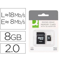 Memoria Sd Micro Q-Connect Flash 8 grb Clase 4 Con Adaptador Precio: 5.5538993708. SKU: B1569D2L7T