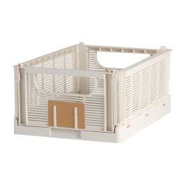 Caja de almacenaje plegable 2pcs set 33x24.5x15cm natural